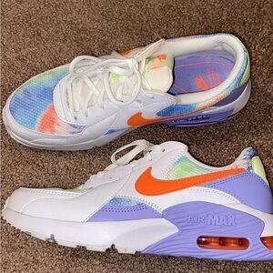 NIKE AirMax Tie Dye Colorful Shoes!!